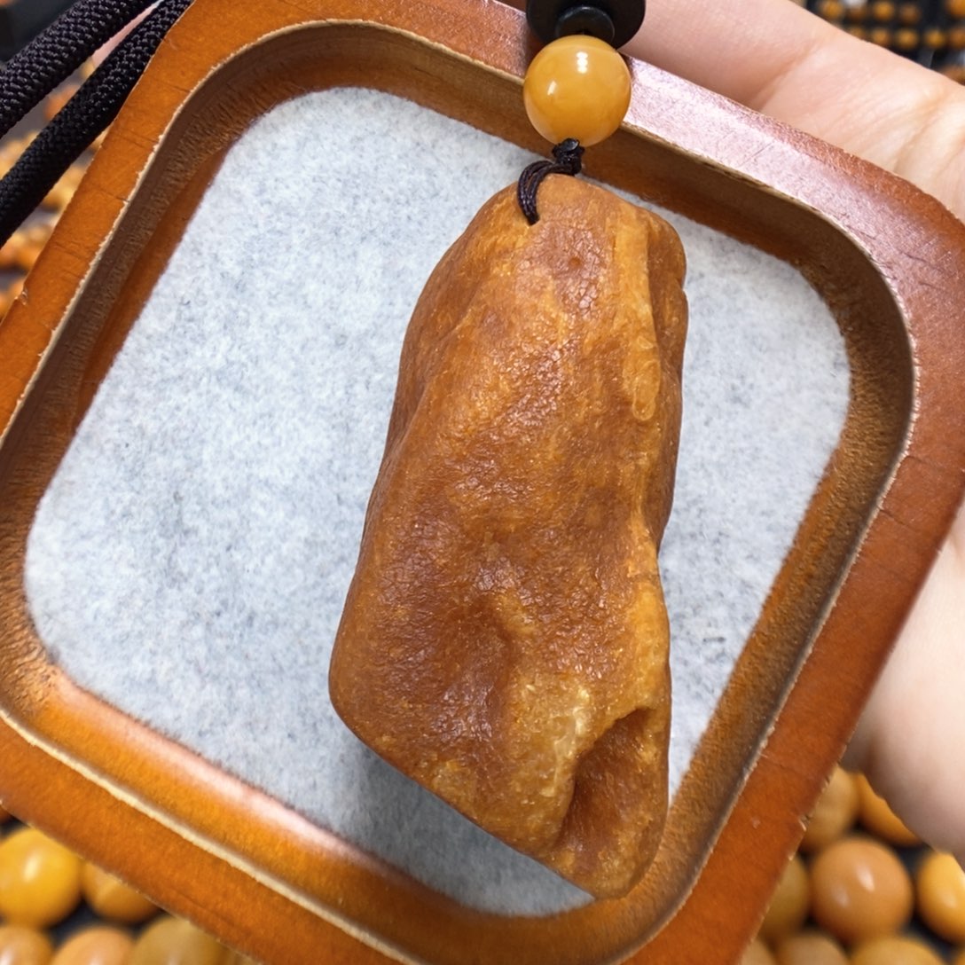 蜜蜡手链未镶嵌手把件