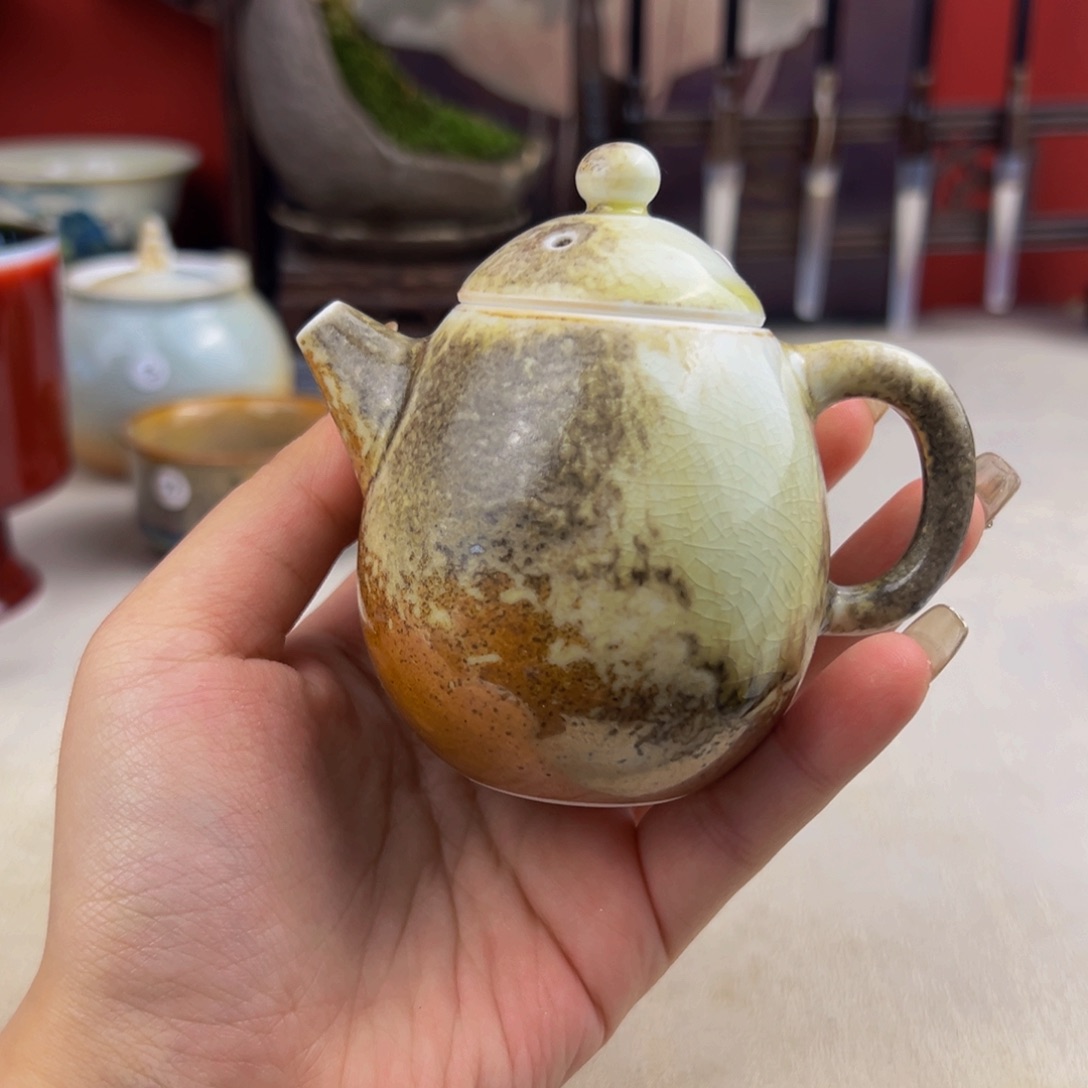 杯子纯手工柴烧主人杯