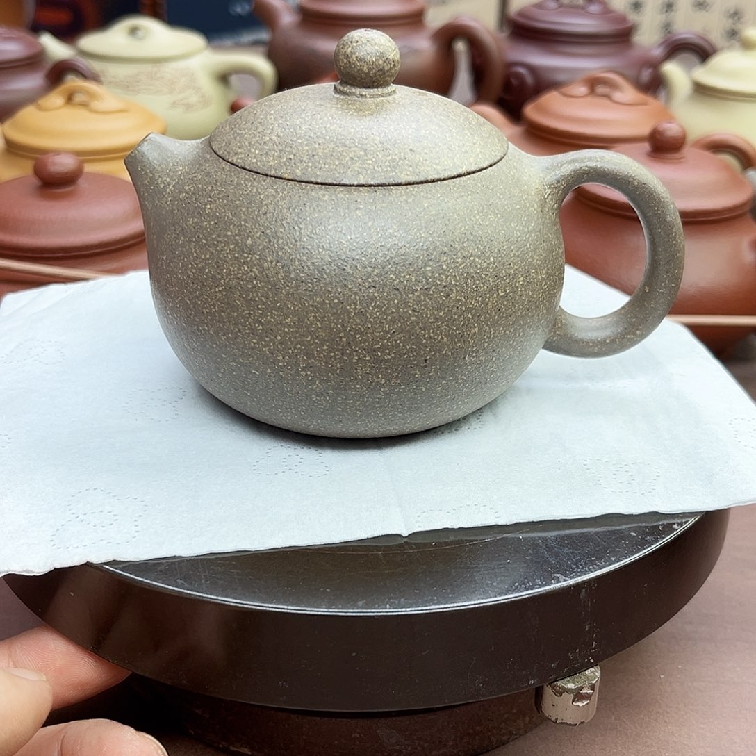 茶壶紫砂青降坡壶