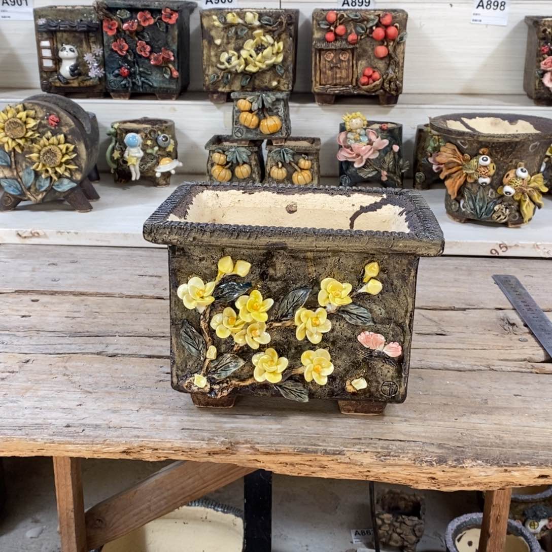 红陶阳**岸青藤花器多肉花盆