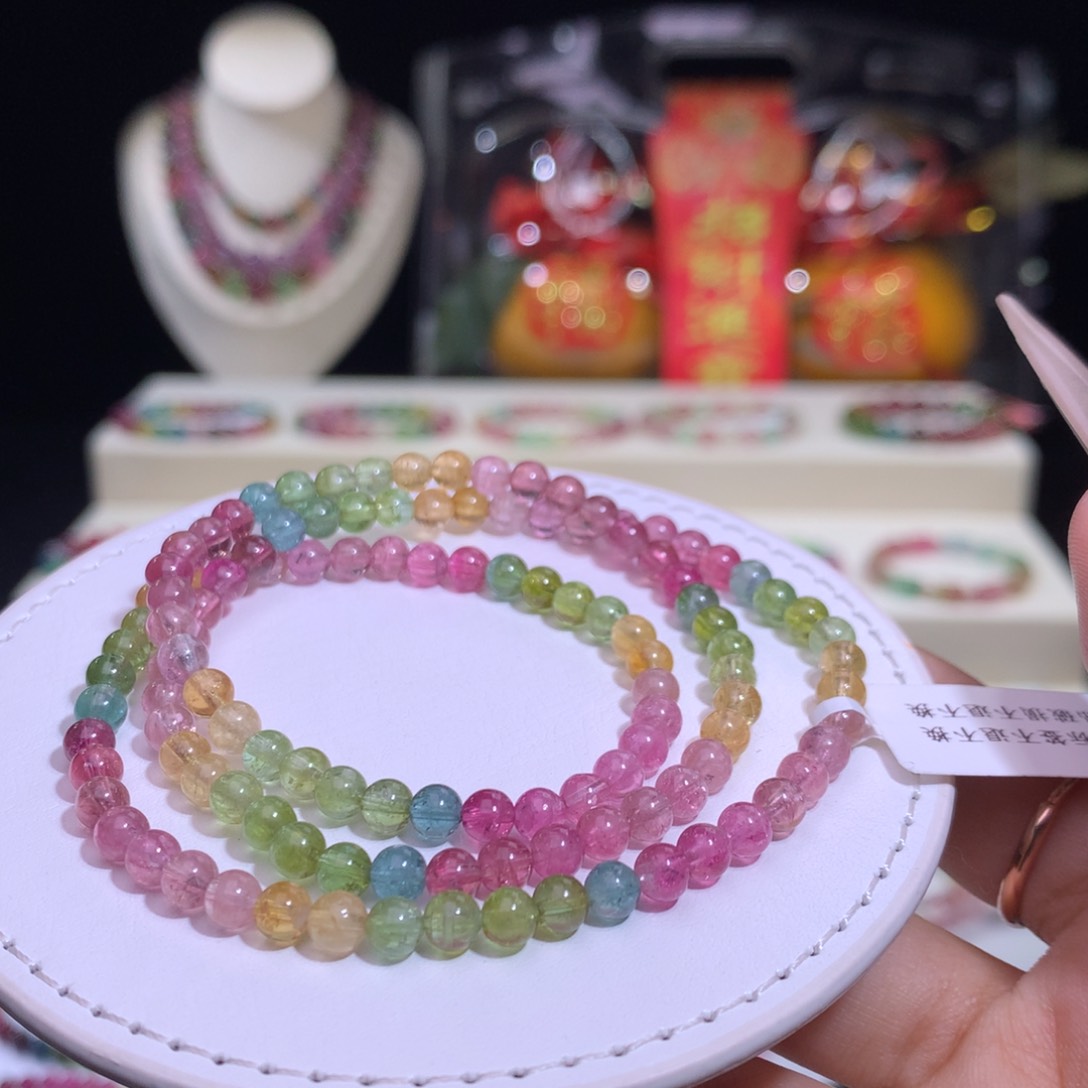 碧玺手链未镶嵌碧玺