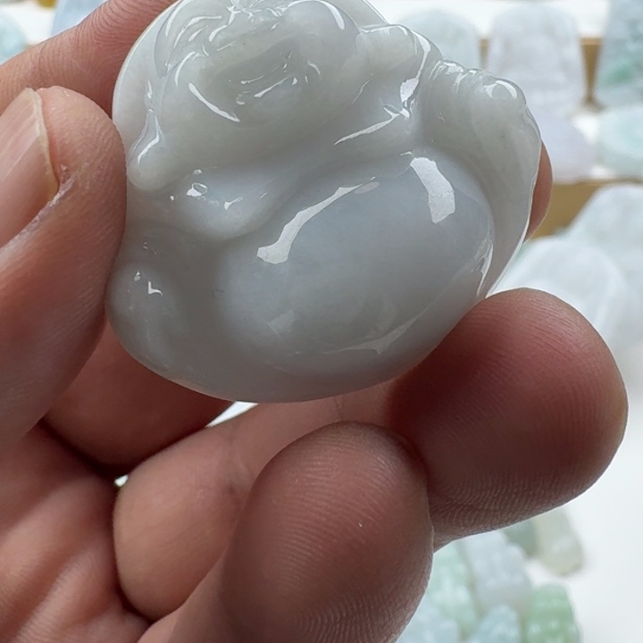 翡翠未镶嵌颈饰天然缅甸A货翡翠