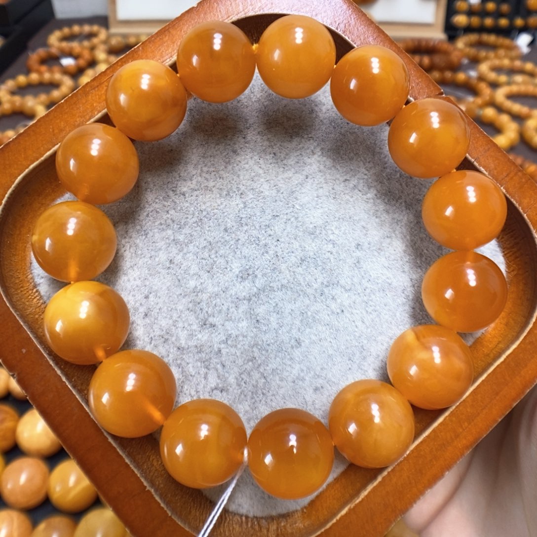 蜜蜡手链未镶嵌蜜蜡