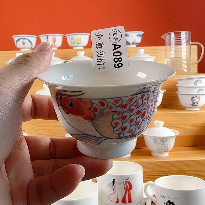 福**来非正品手绘陶瓷茶具