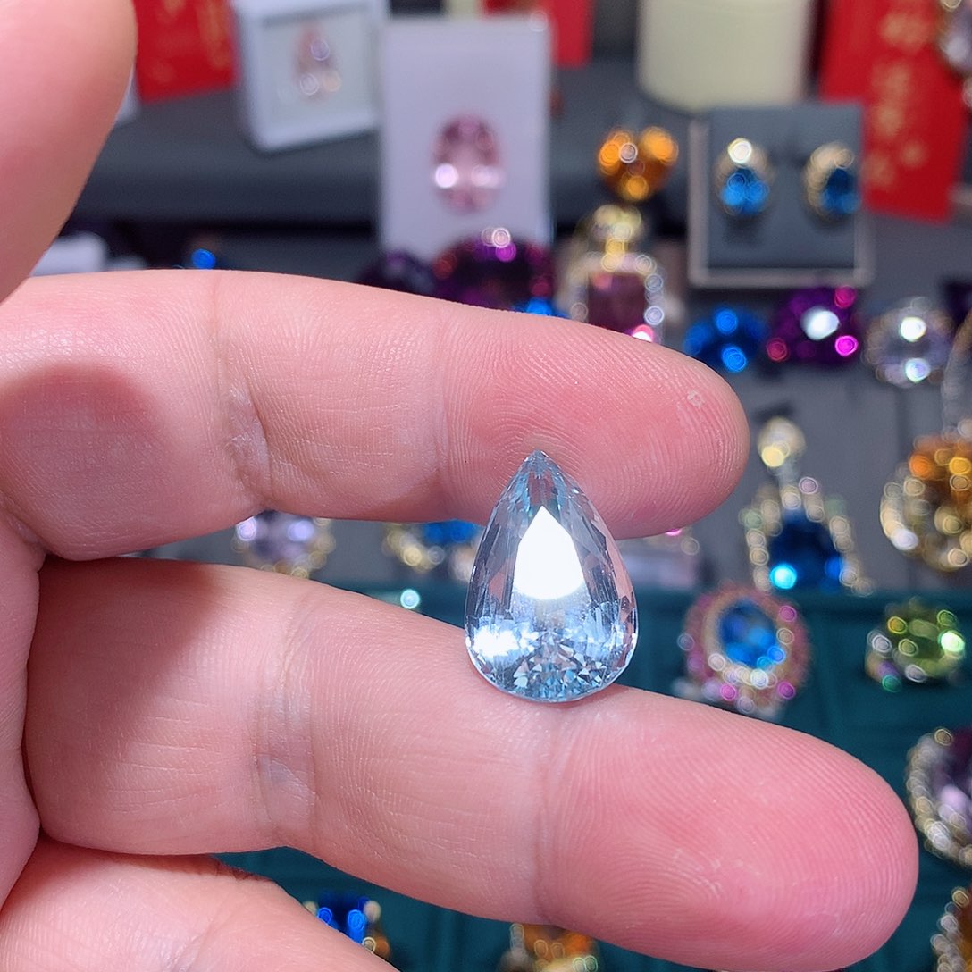 托帕石裸石未镶嵌老****糖裸石