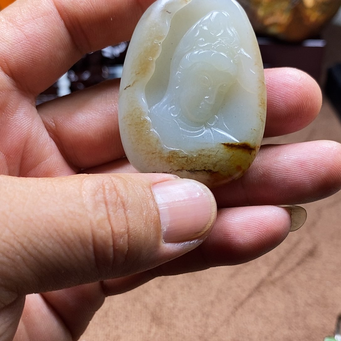 和田玉（糖玉）未镶嵌挂件