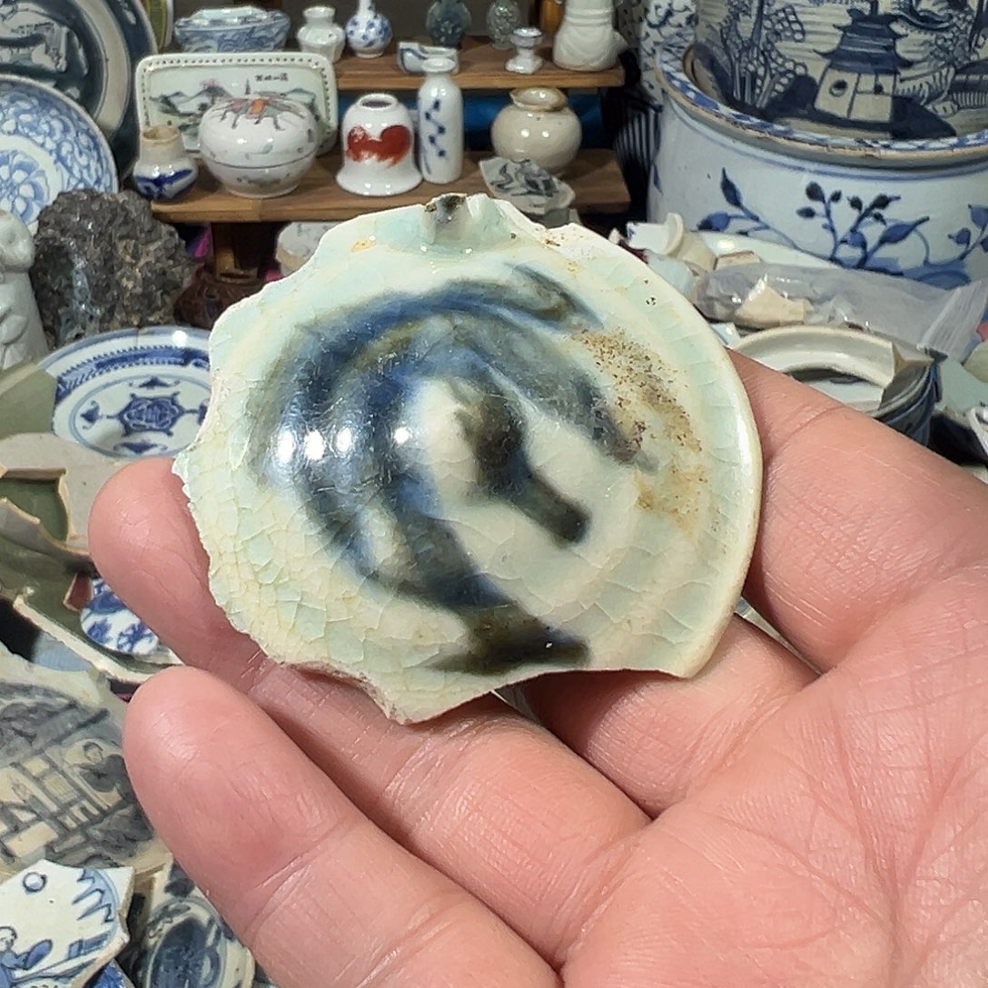 摆件陶瓷片标本，全场包邮