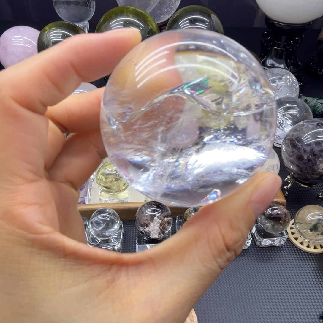 珠宝半成品水晶未镶嵌6.33公分