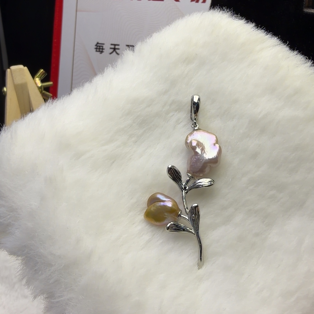 琉璃纯铜合金吊坠