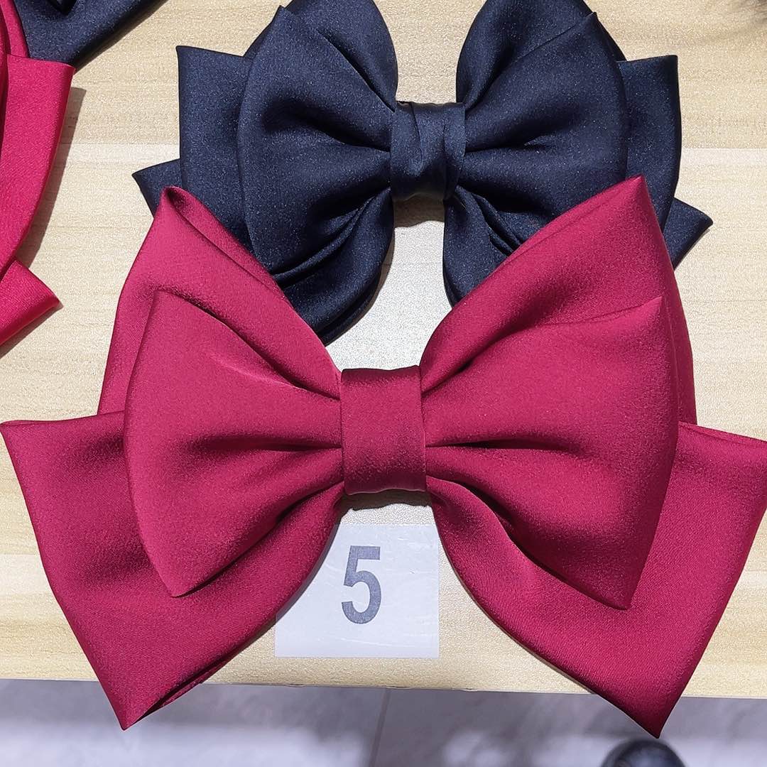 布艺铁合金蝴蝶结发夹