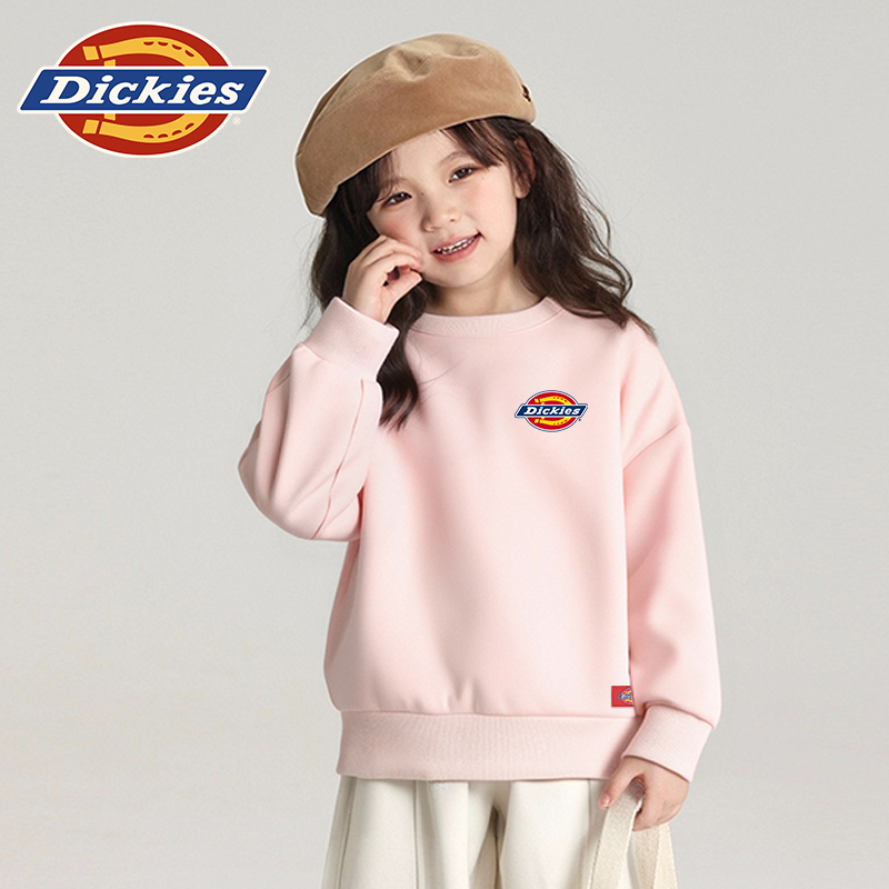 Dickies童装儿童春秋款上衣女童秋季新款百搭衣服小童休闲卫衣潮