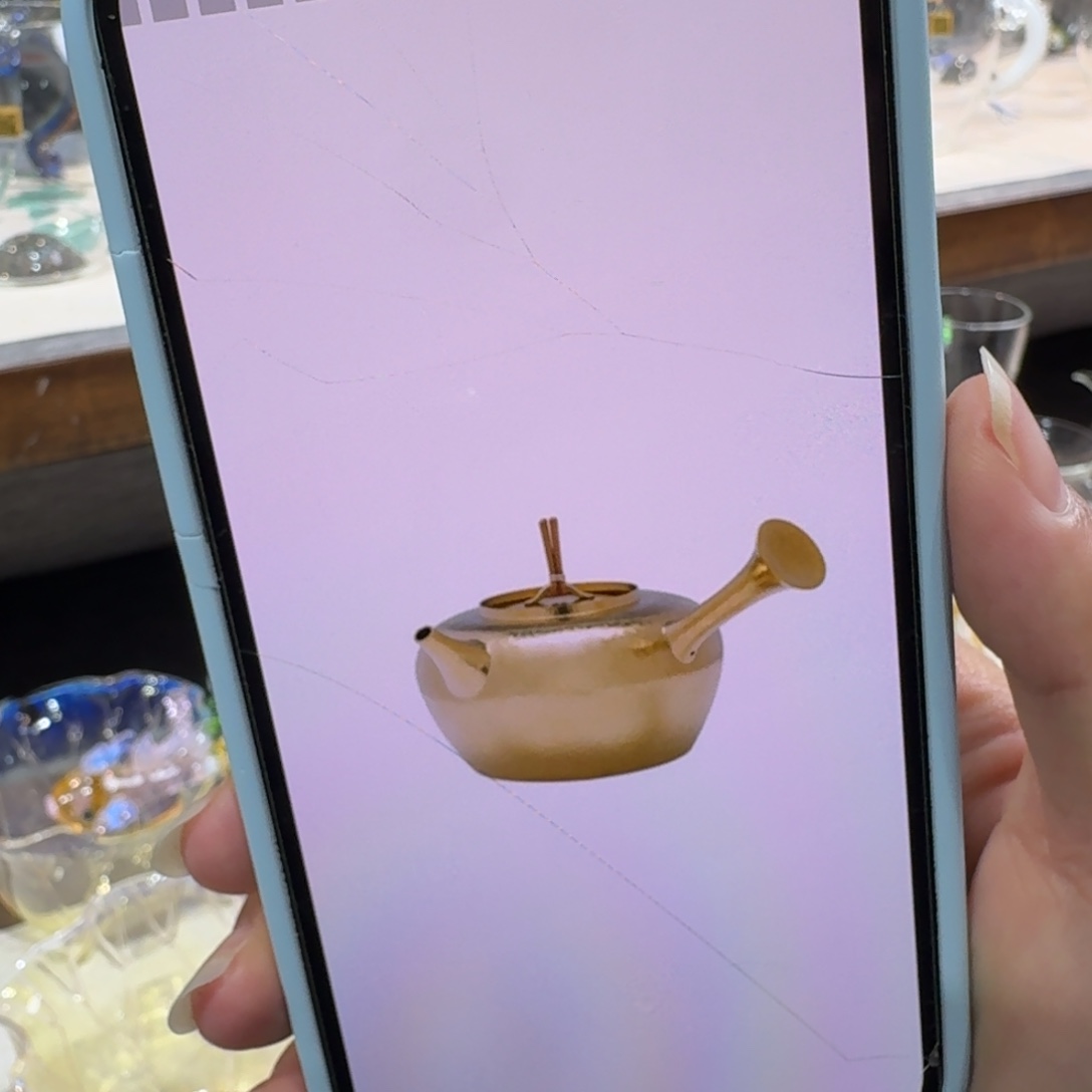 M***o博友制钛侧把壶金色