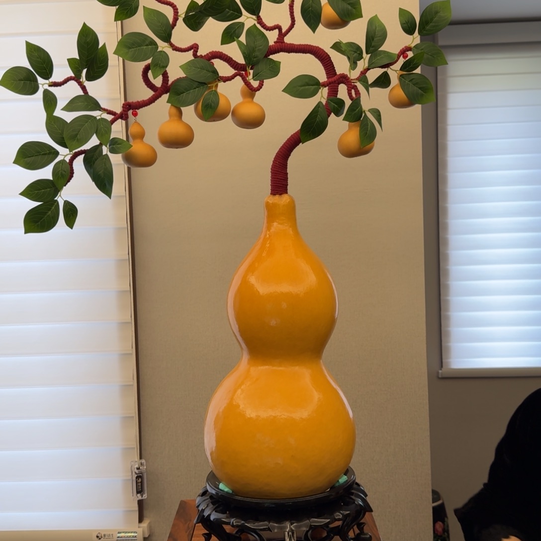 楠****天然精品葫芦摆件1100