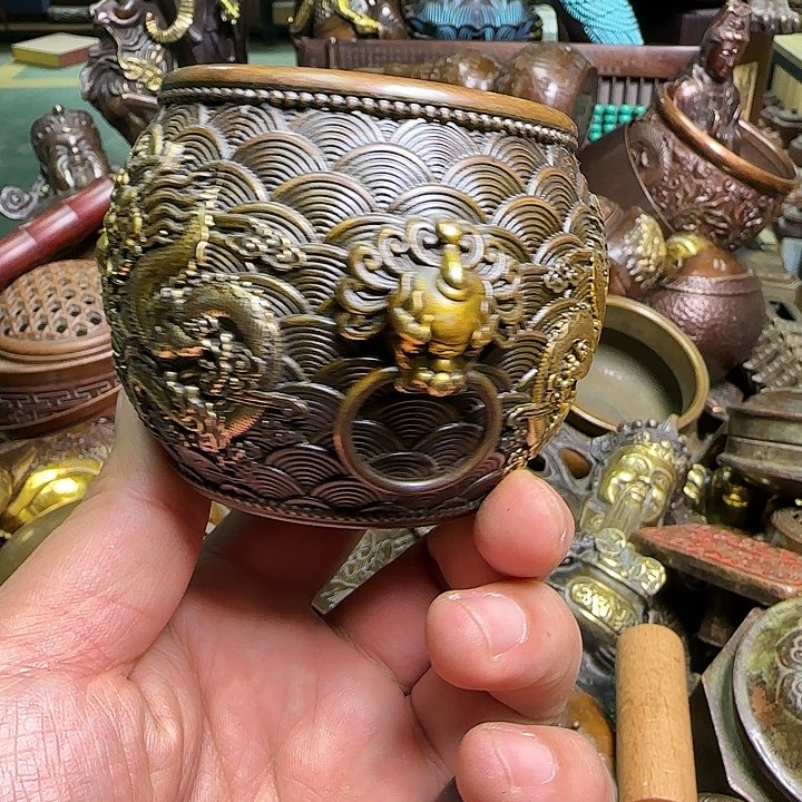 铜器办公室茶室摆件