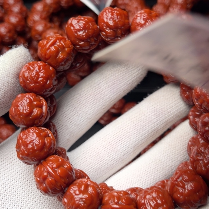 希***光手串猴头核桃蟾王