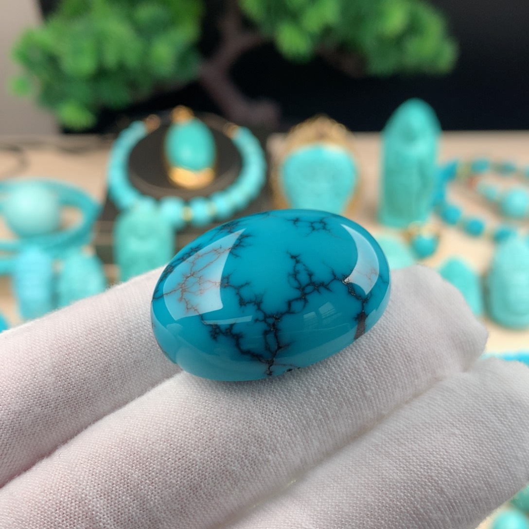 【闪购商品】绿松石配珠未镶嵌岳*