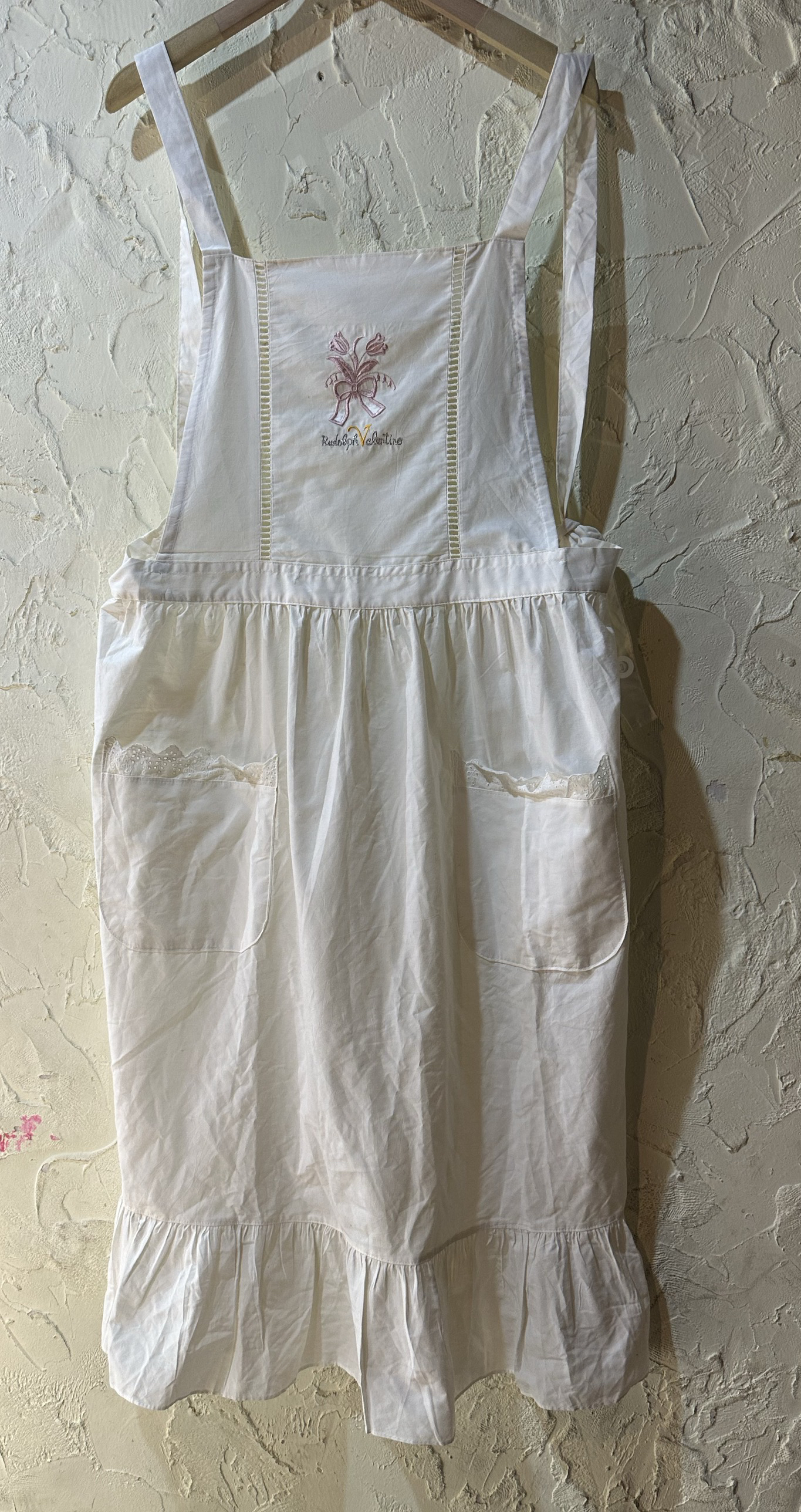 蓝桉古着vintage 精品古着美产围裙搭配可爱