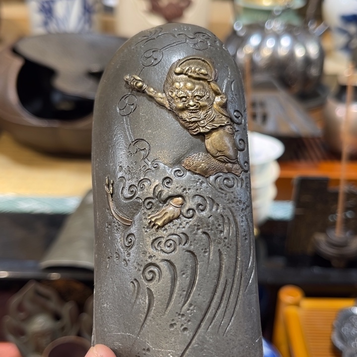 锡中古工艺品摆件