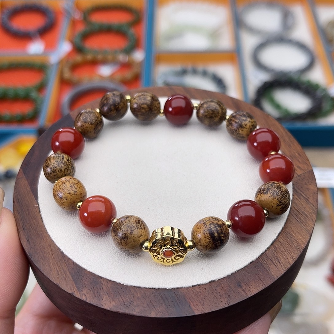 南红玛瑙未镶嵌手串A4