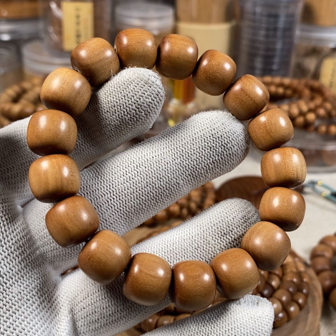 檀香木手串/手链12×13黑肉精挑串 迈索尔