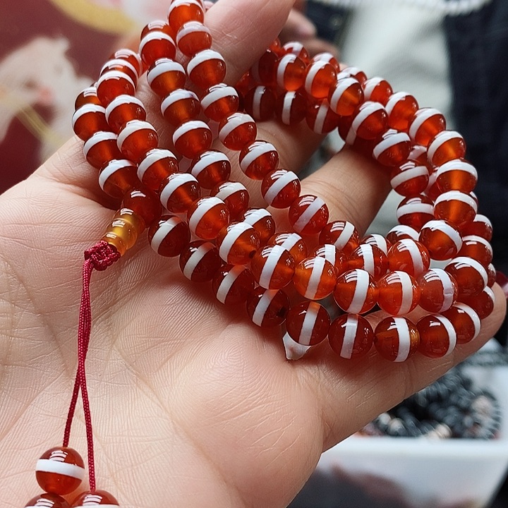 玛瑙/玉髓颈饰合金