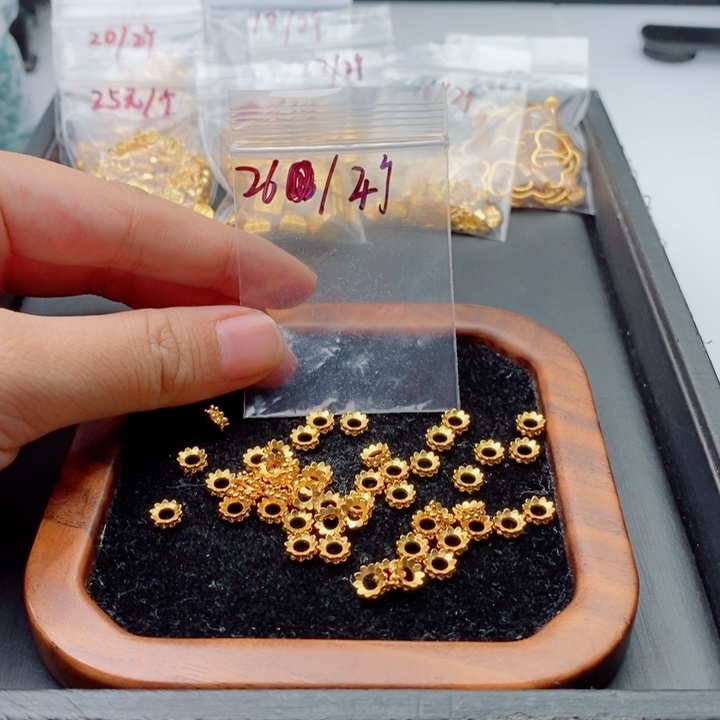 银S925镀金镶嵌手链翡翠配饰