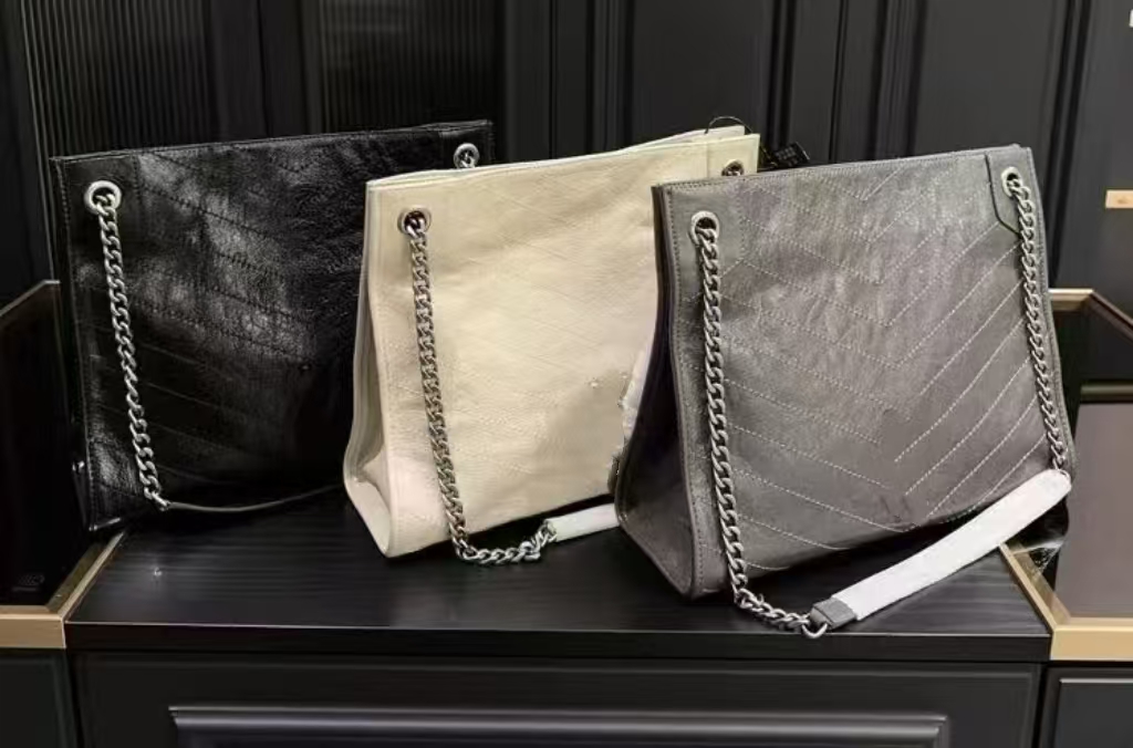 【A926】yes包25新款百搭油蜡牛皮niki流浪购物袋