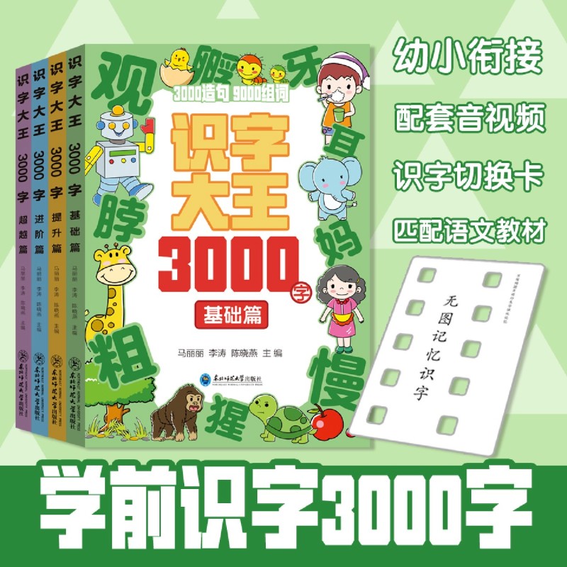 识字大王3000字 新华书店正版