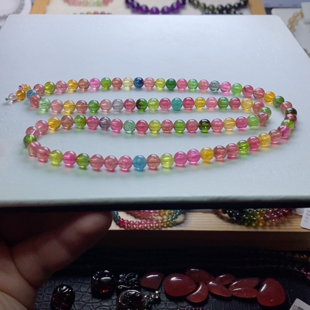 碧玺碧玺手链未镶嵌