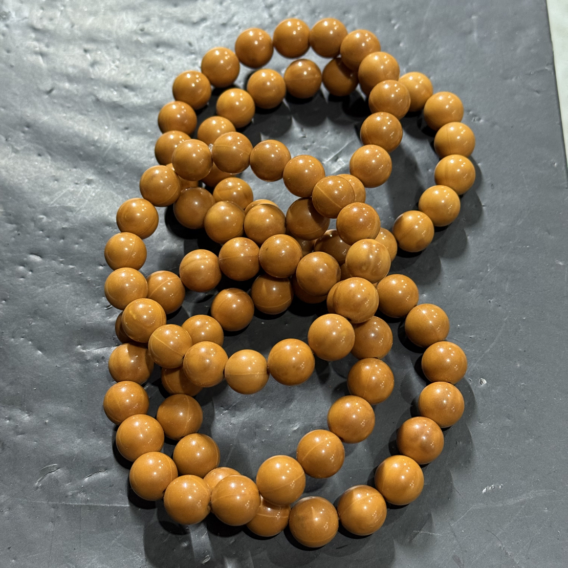 E41 光珠猴头1.2cm单圈手串（随机发一条）