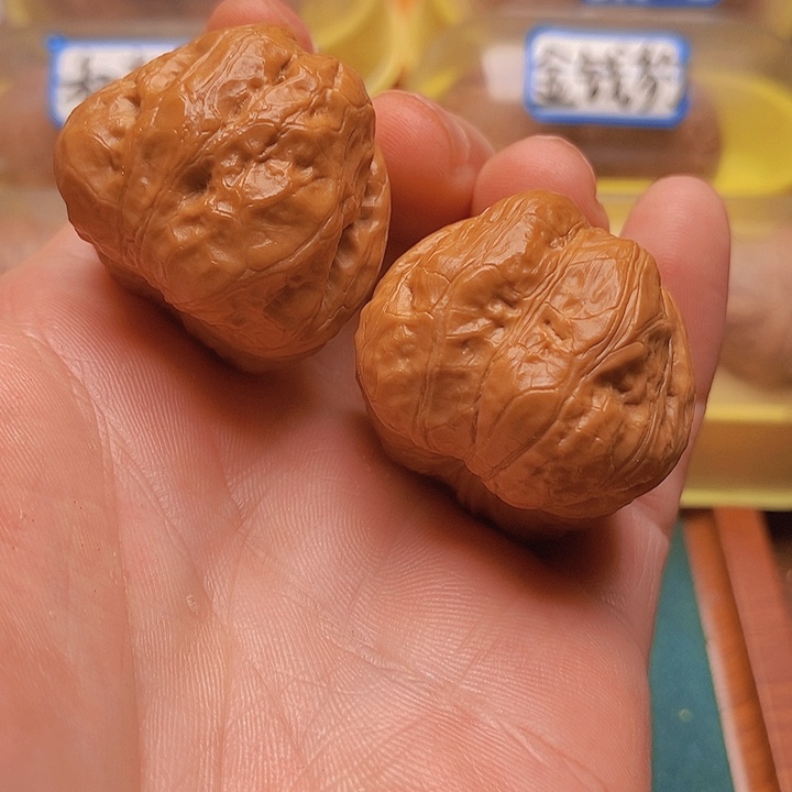 文玩核桃把件边37肚40上古玉蟾