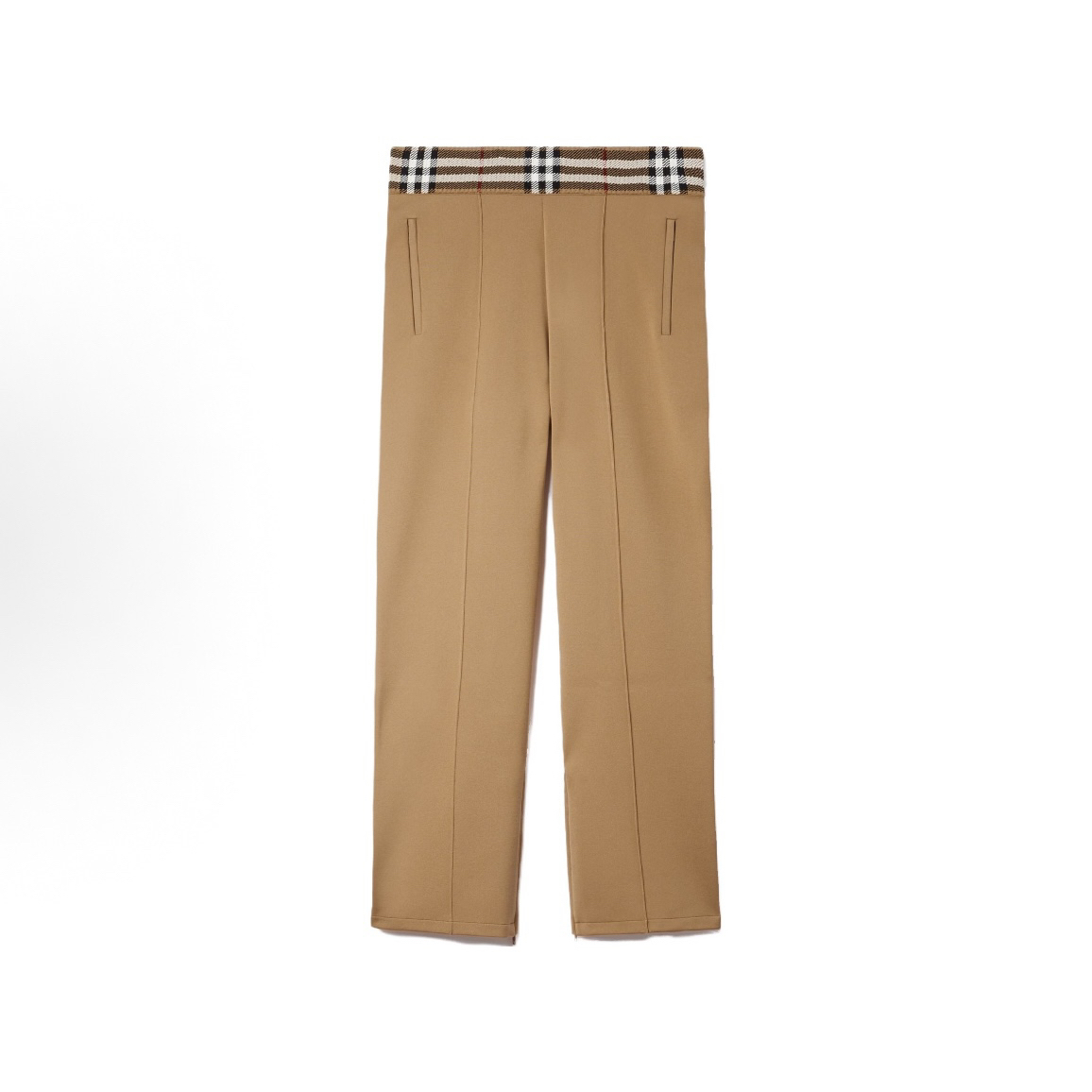 未使用 BURBERRY/博柏利 格纹直筒拉链休闲裤/XS.S.M/WL2054