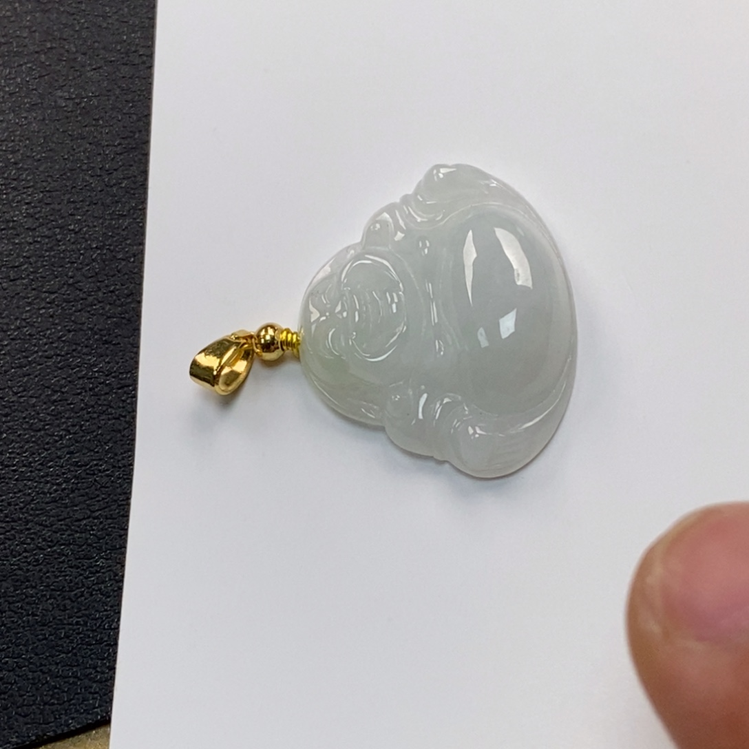 翡翠未镶嵌颈饰天然