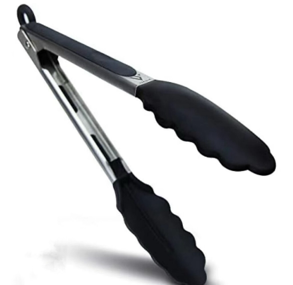 VENIZIO厨房用牛排夹一个防烫手柄，家用商用牛排夹，烤肉夹