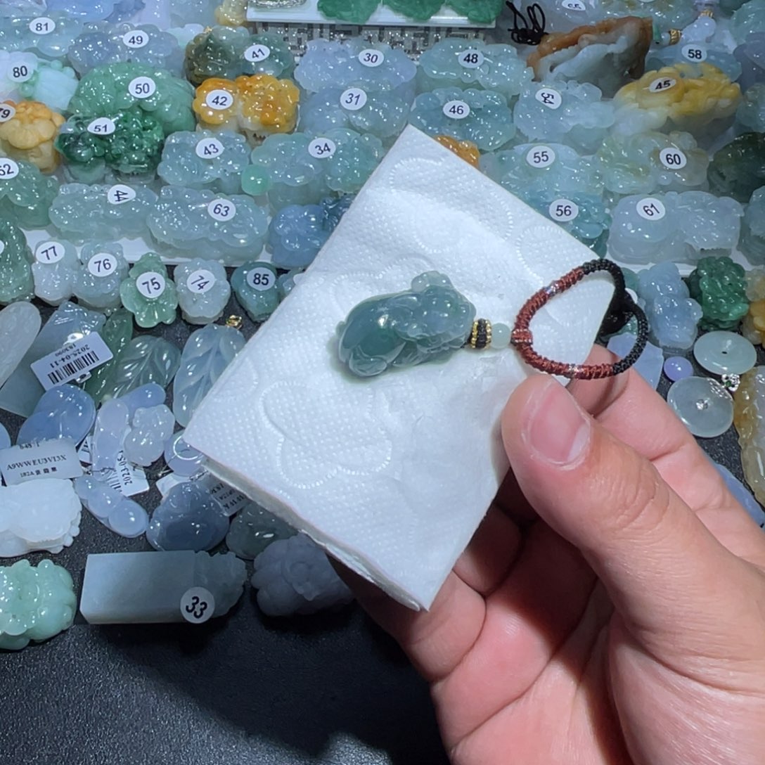 定制翡翠未镶嵌天然