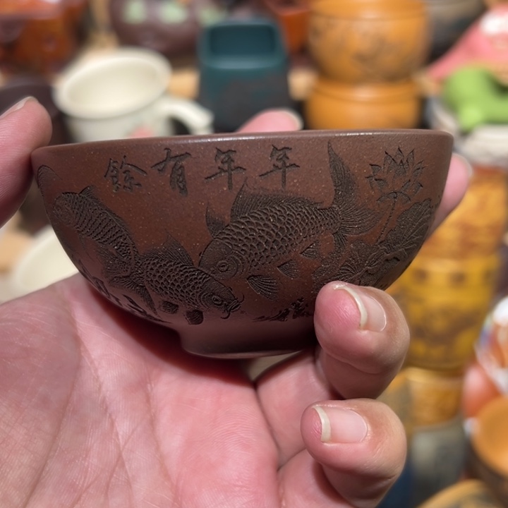 茶杯紫砂宜兴紫砂主人杯
