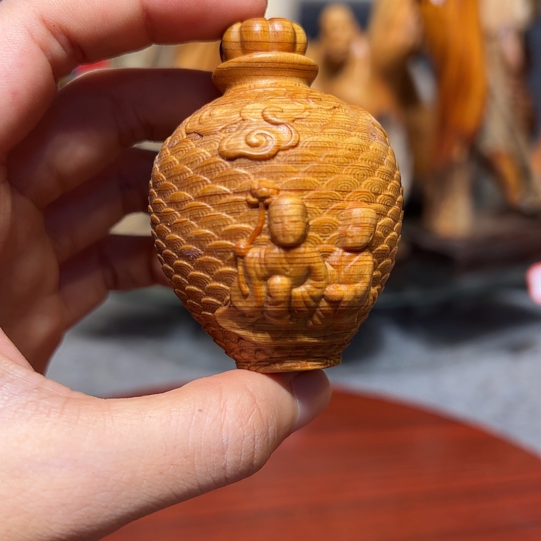 柏木（崖柏）崖柏木手把件摆件