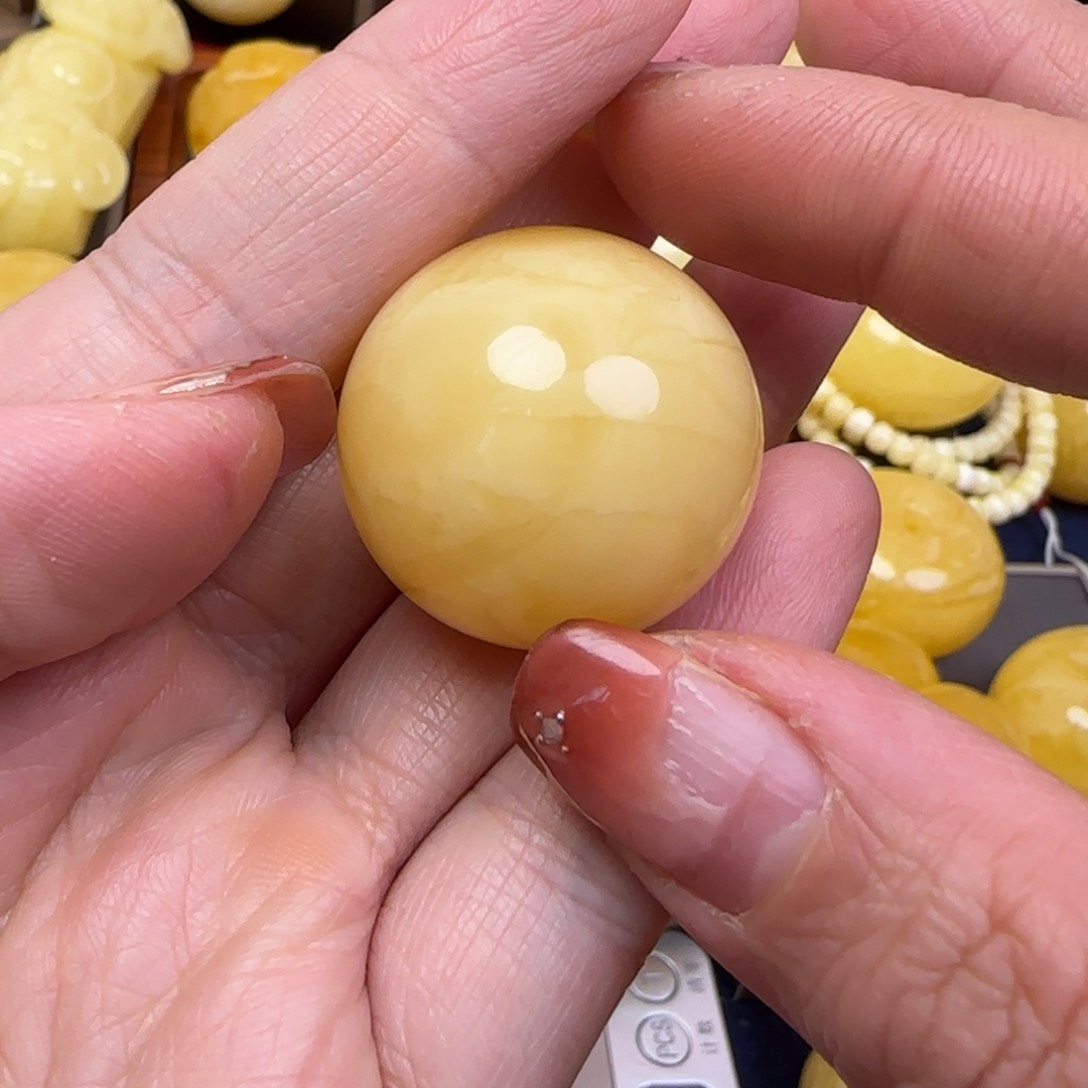 蜜蜡颈饰未镶嵌天然蜜蜡