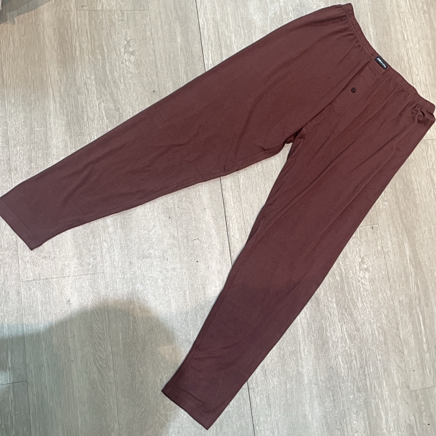 (丹巴渡）秋冬松紧腰弹力薄款磨毛保暖内搭打底秋裤-果梓132