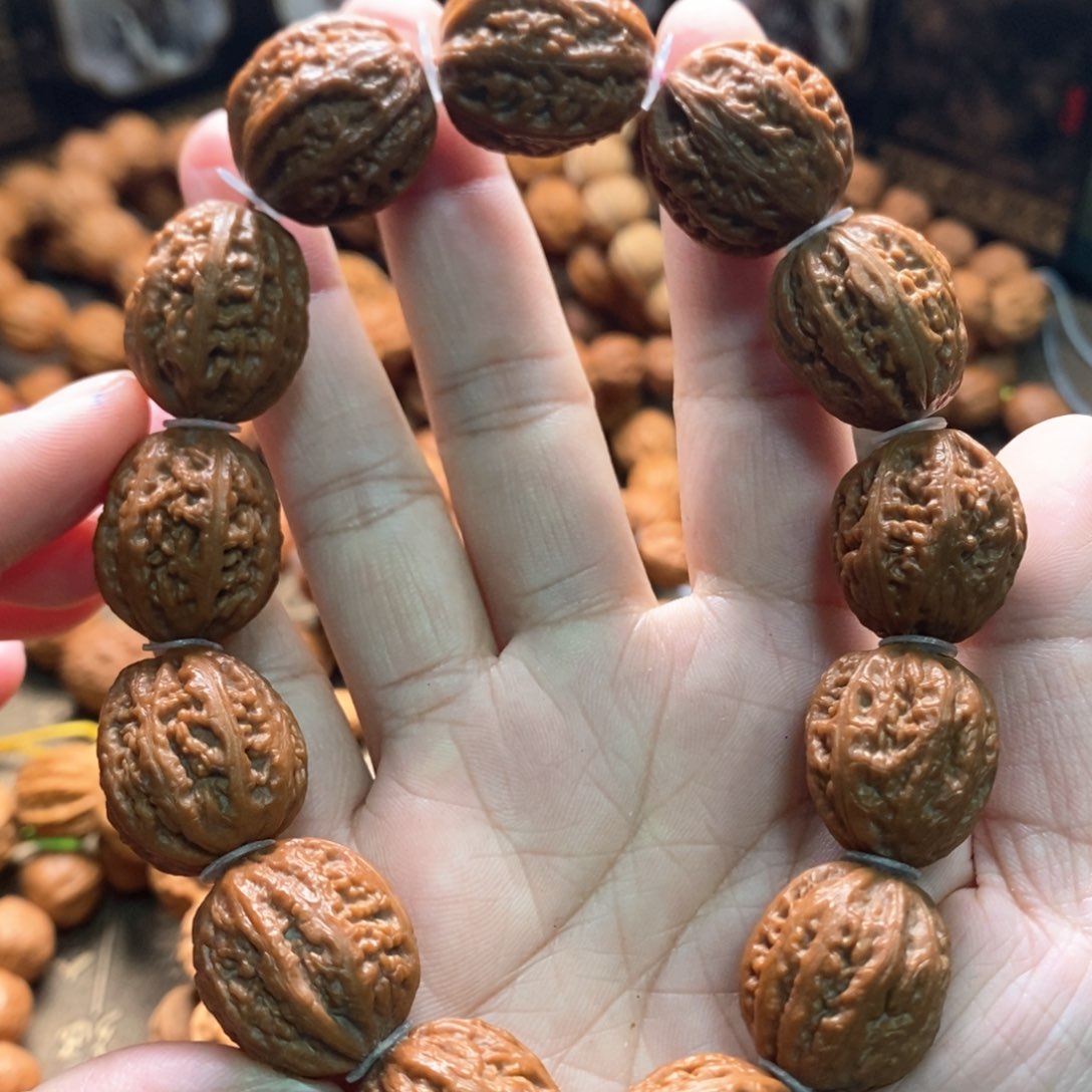 文玩核桃手串文玩核桃蚂蚁纹