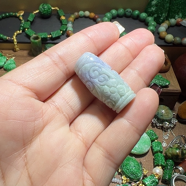 翡翠手串未镶嵌翡翠单珠