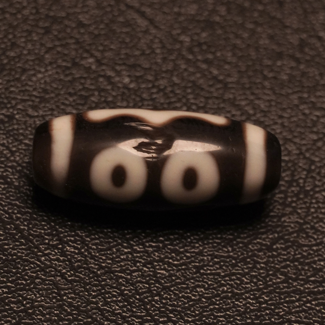 藏珠阁台工仿老小三眼天珠073