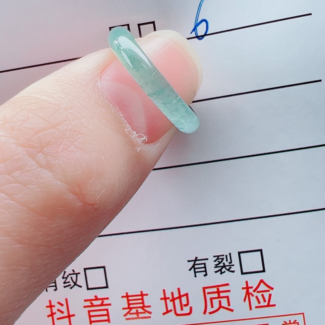 未镶嵌戒指翡翠戒圈