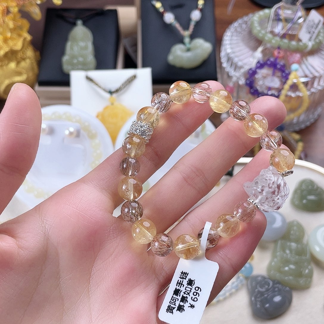 未镶嵌手链水晶水晶