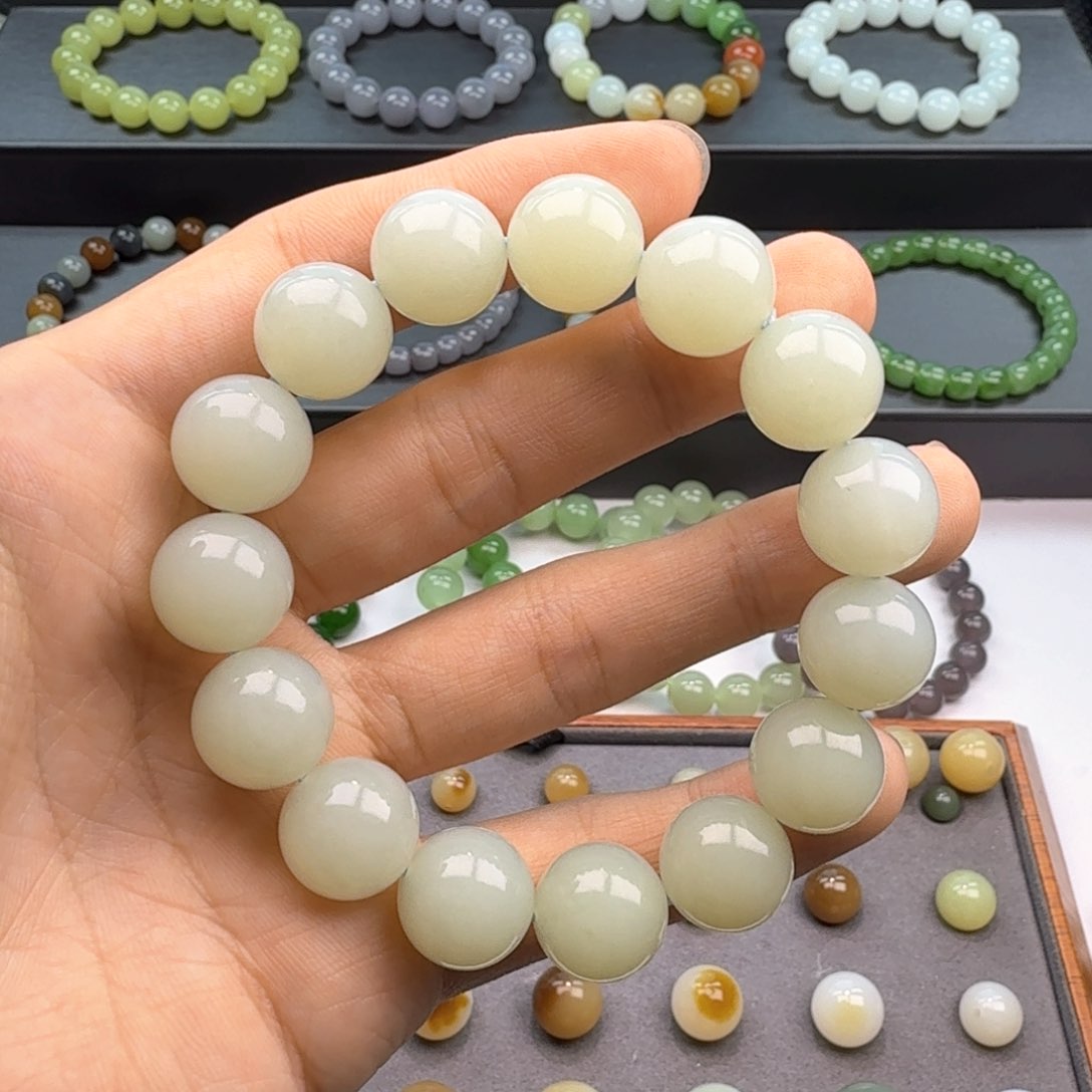 和田玉手链未镶嵌