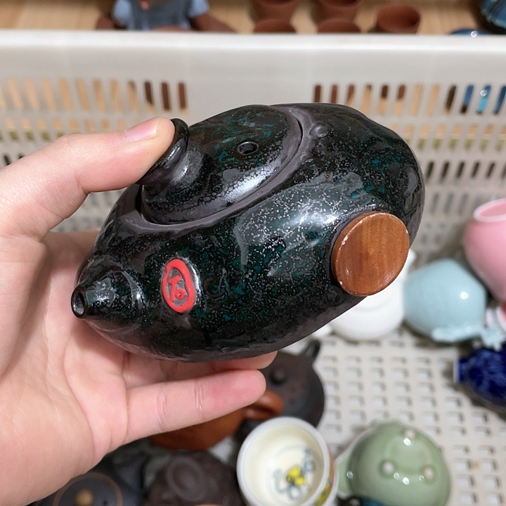 紫砂公道杯微瑕微瑕