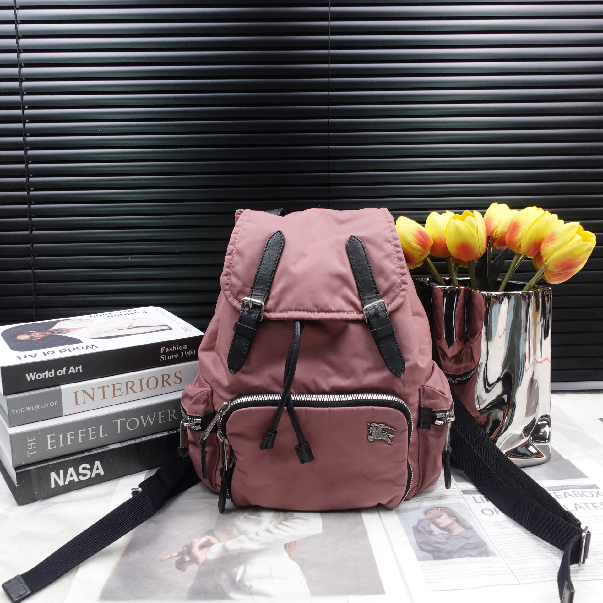 95新 BURBERRY/博柏利 双肩包/T10338418