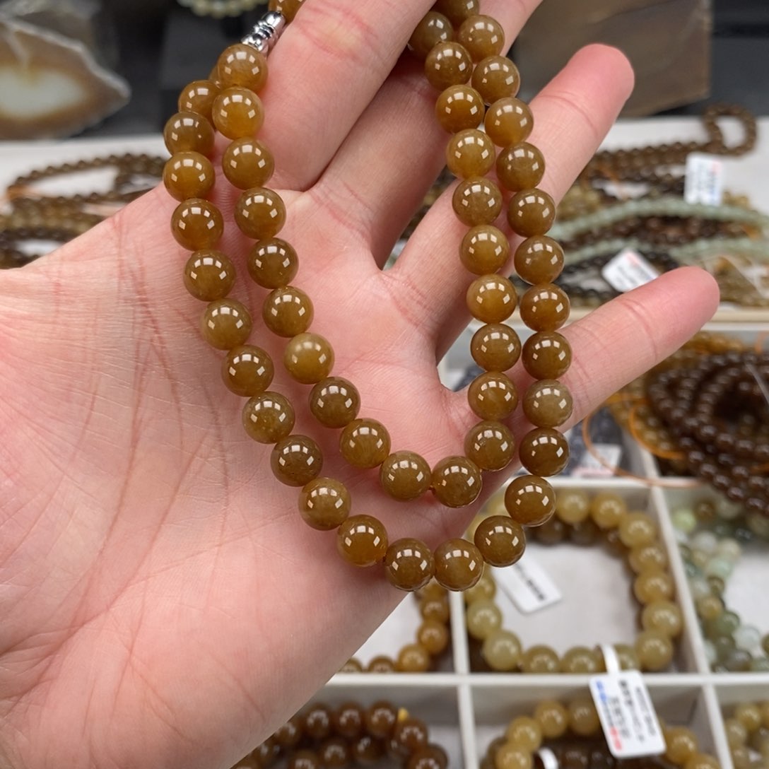 和田玉（糖玉）手串未镶嵌