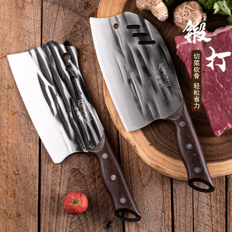 手工锻打重型加厚砍骨刀骨头专用菜刀屠夫家用厨房斩骨刀