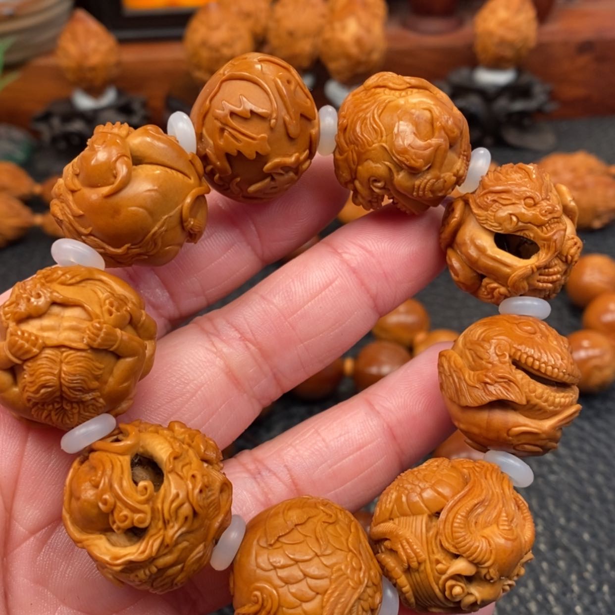 【闪购商品】橄榄核手串山海经